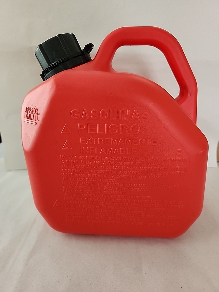 Brand New Scepter AMERI-CAN 1 Gallon Gasoline Container Spill Proof Red Unused
