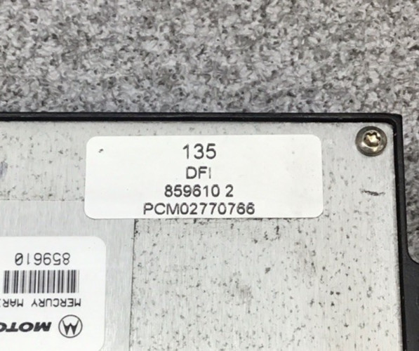 Mercury 135 Optimax ECM Engine Control Module 85961021 freshwater