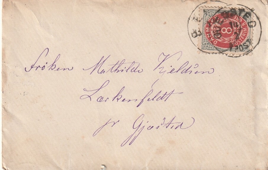 DENMARK: Cover Gjedsted, arr.canc.