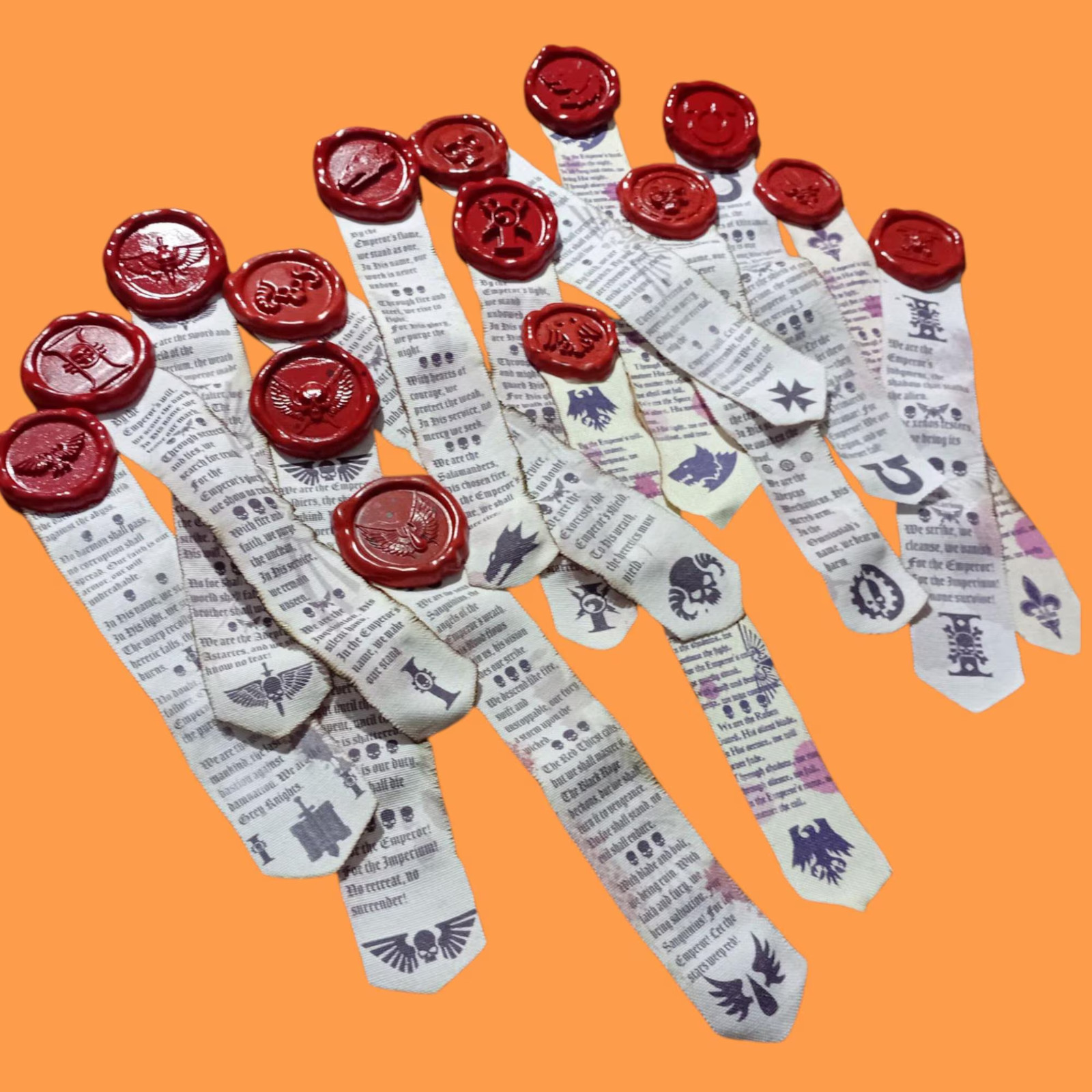 Grimdark Premium Warhammer 40k Purity Seals Magnetic or Pin l Cosplay l Decor