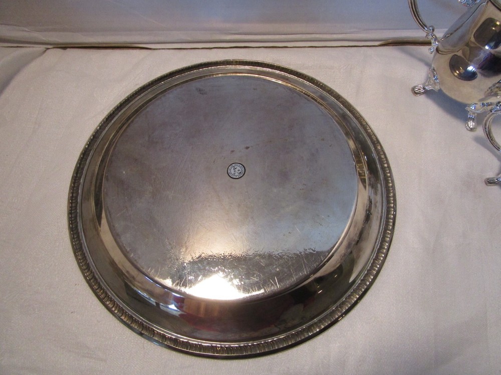 Vintage Godinger Silver Plated 4-Piece Tea serving set 1980’s