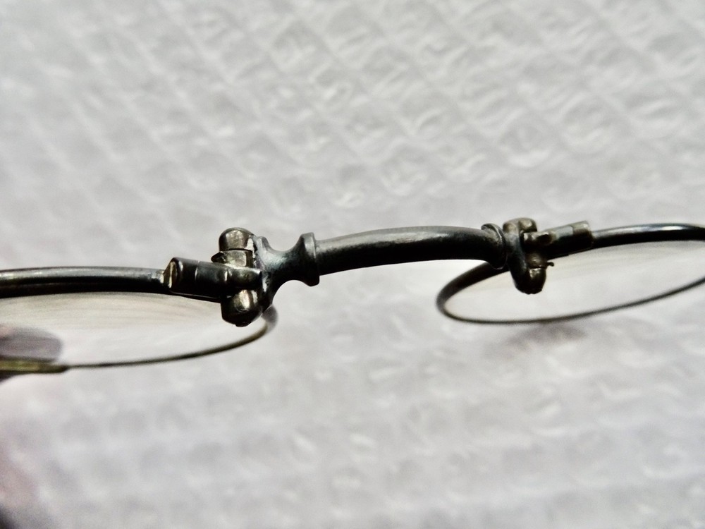 lORGNETTE OPERA GLASSES BUTTON TRIGGER STERLING SILVER GERMANY ANTIQUE neocurio