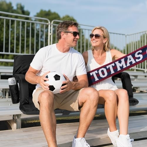 Stadium Seats with Back Support: 2.5'' Thick Regular - 20.5" Black, 2 Pack