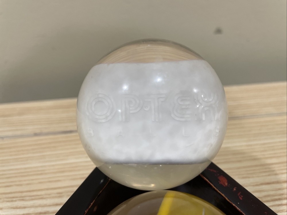 Optex Clear Lucite Pool Balls Complete Set