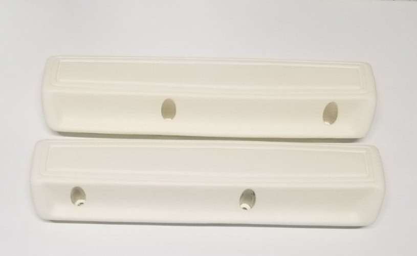 Fits 68 69 70 Charger Arm Rest Pads White Armrest