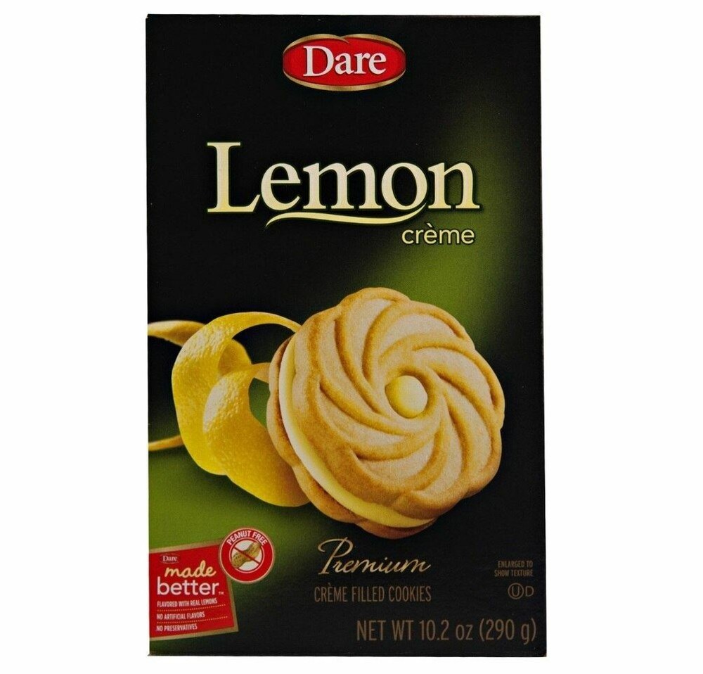 Dare Lemon Creme Cookies || 10 Oz Box