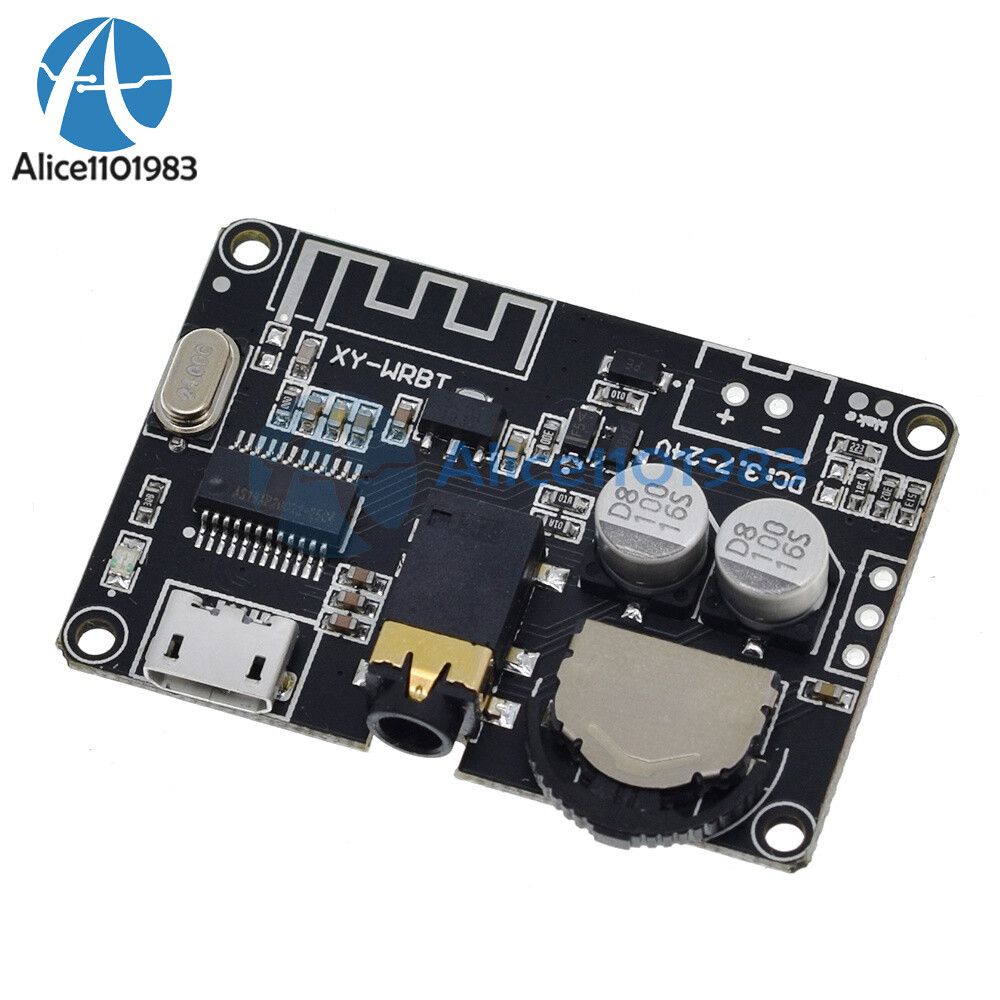 Adjustable Volume DC3.7-24V Bluetooth 5.0 Stereo Audio Decoder Board