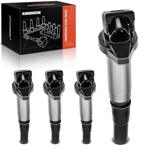 Ignition Coil Pack Compatible with Mini Cooper 2007-2007 L4 1.6L Black