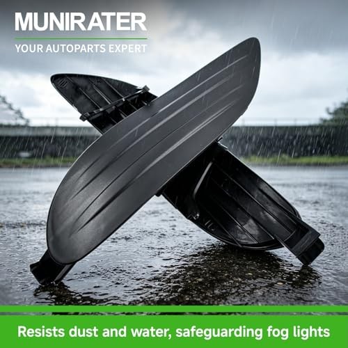 2-Pack Front Bumper Fog Light Cover Grilles Replacement for Corolla 2005-2008