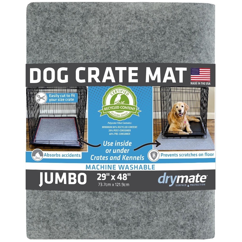 Dog Crate Mat Liner, Absorbent, Waterproof, Non-Slip, Machine Washable, Use