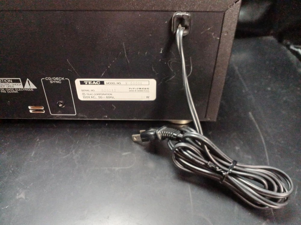 TEAC Cassette Deck W-6000r Junk Used