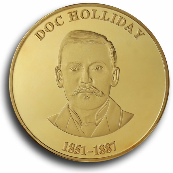 Wyatt Earp and Doc Holliday Commemorative Medallions