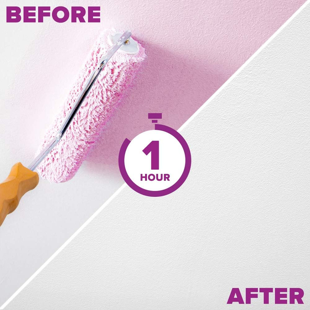 Color-Changing Ceiling Paint, White, 1 Gallon