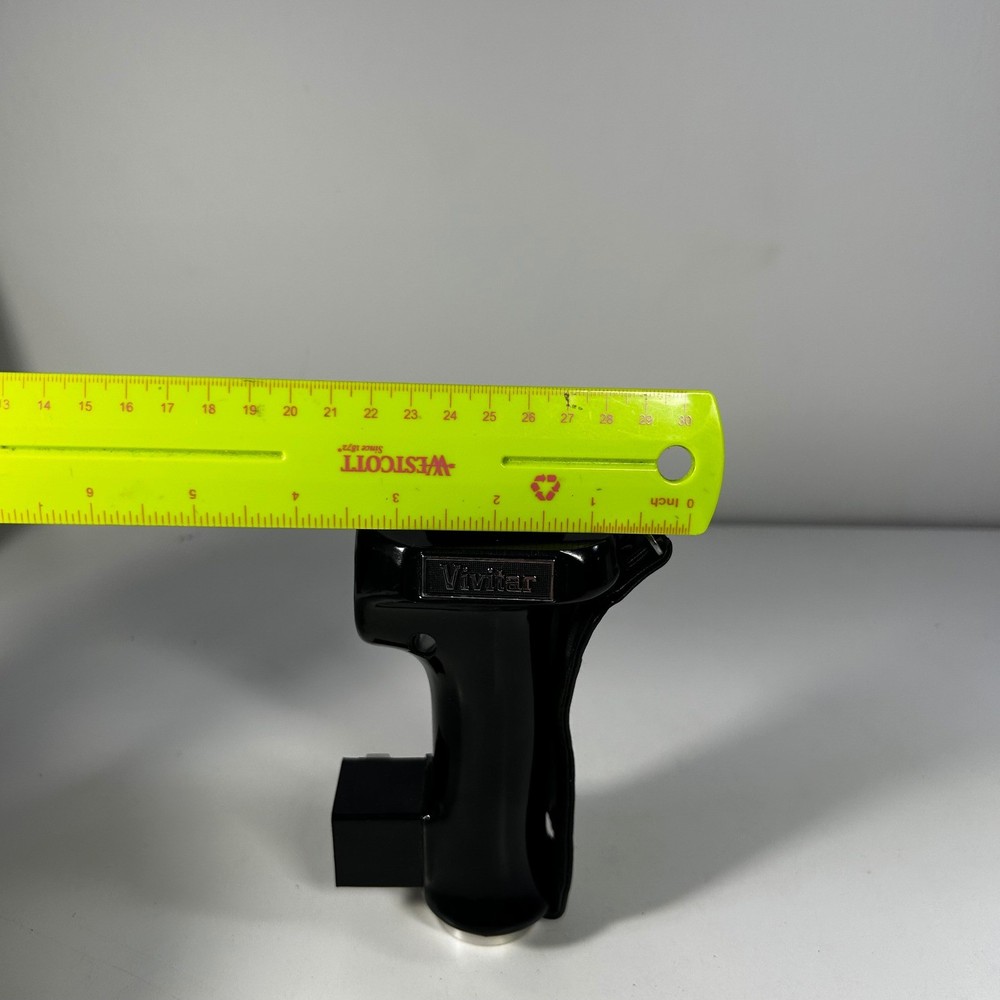 Vivitar Pistol Grip Camera Handle Shutter Release Flash Bracket Black Vintage