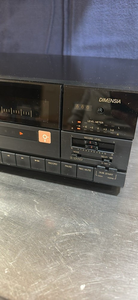 RCA Dimensia Dual Auto Reverse Cassette Deck MTR225