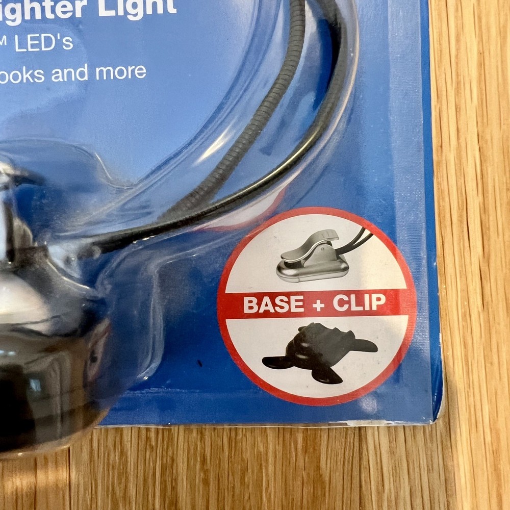 Book Light LED Micro Max 7cm/3" Magnifier Bendable Sewing Craft Assembly Work
