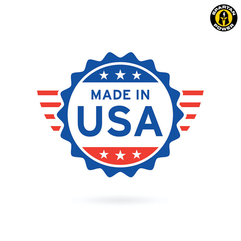 Spartan Power 1/0 0 AWG Battery Cables Made in the USA! Terminated 5/16" or 3/8"