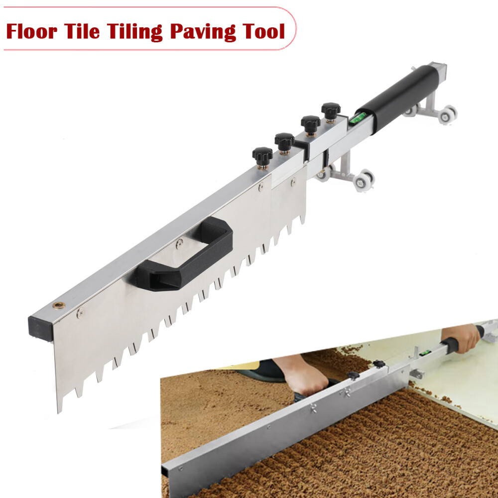Tile Tools 800mm Large Tile Trowel Square Notch Trowel Wall Tile Leveling Tool