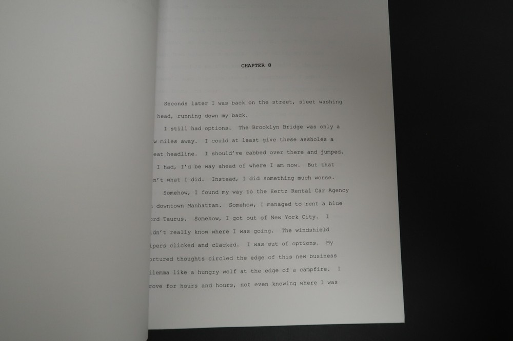 At First Sight Original Book Script Stephen J. Cannell Studios Collection