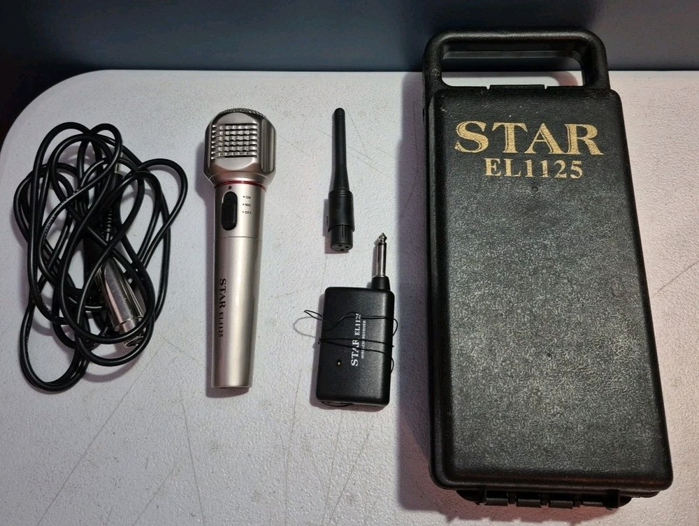 Star El1125 Wireless Microphone Incomplete- Missing an Adapter