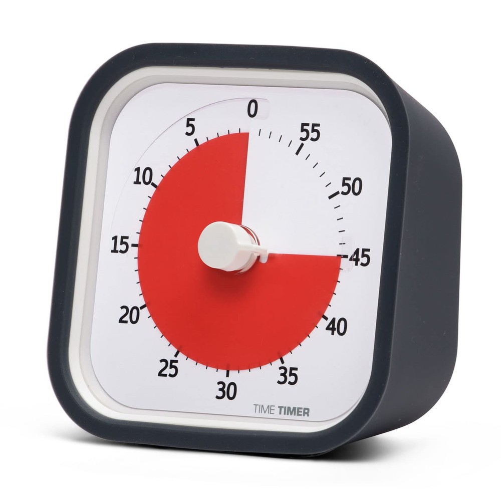 MOD (Charcoal), A Visual Countdown 60 Minute Timer for Classrooms, Meetings, ...