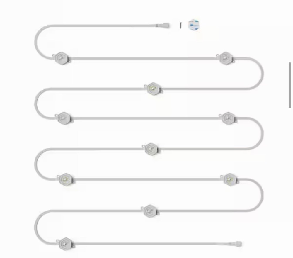 3 Pc Lot - Hampton Bay 10-LED 16.4' Plug-in Mini LED String Light Expansion Set