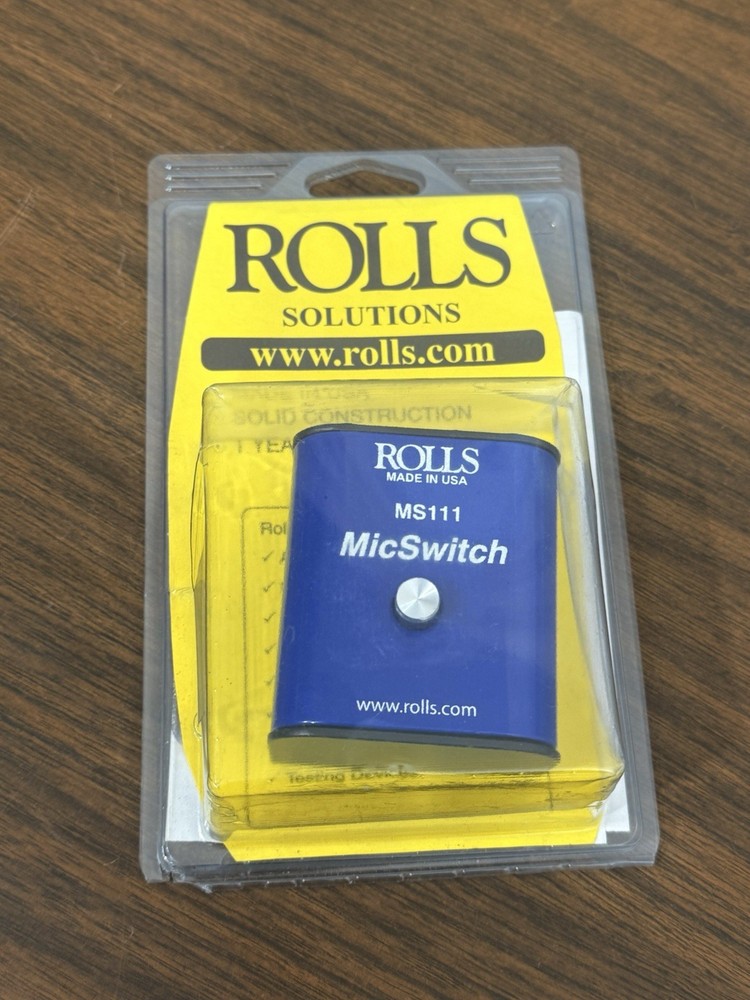 Rolls MS111 Microphone Muting Switch (New)
