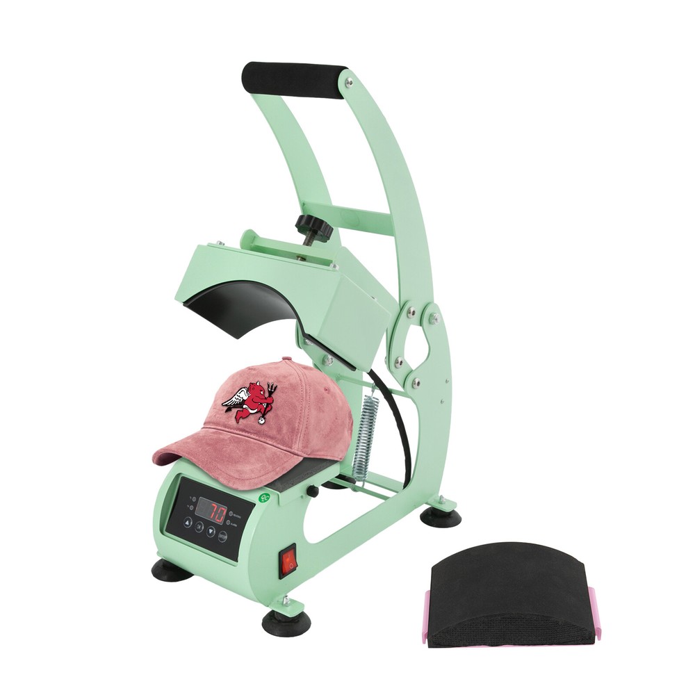 Hat Heat Press Machine with Digital LCD Control for Custom Caps Creation