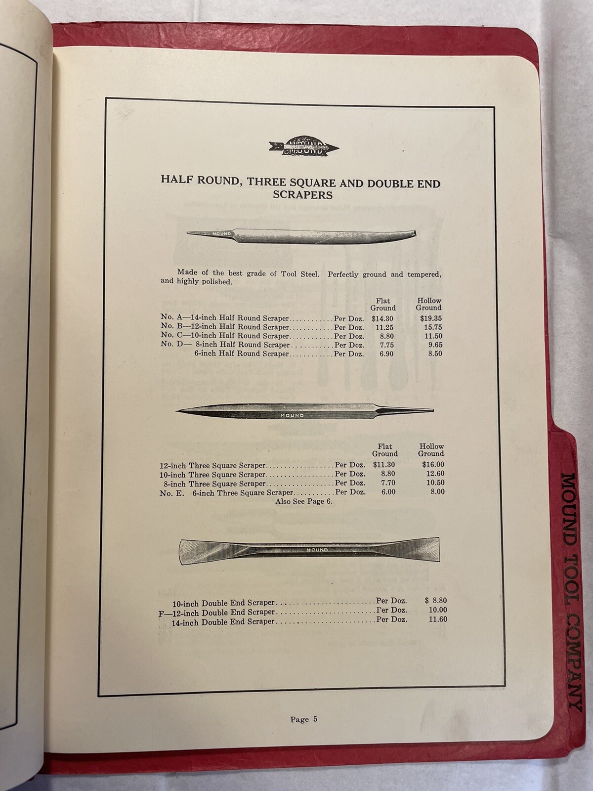 Mounds Tool Company 1940 General Catalog No. 10 St. Louis