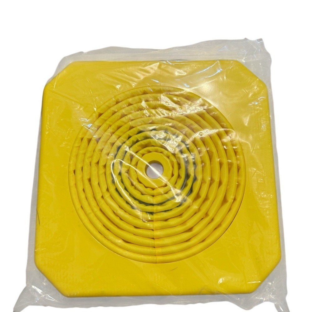 Yellow Collapsible Safety Cone With Integrated Light NEW