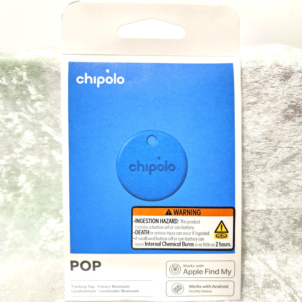 Chipolo POP Bluetooth Tracking Tag (1 Pack) Blue New