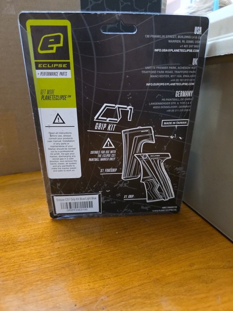 Planet Eclipse Paintball Grip Kit Blue/Light Blue, Compatible with CS1/CS1.5