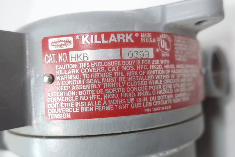Hubbell HKB 0399 Killark Gas Transmitter
