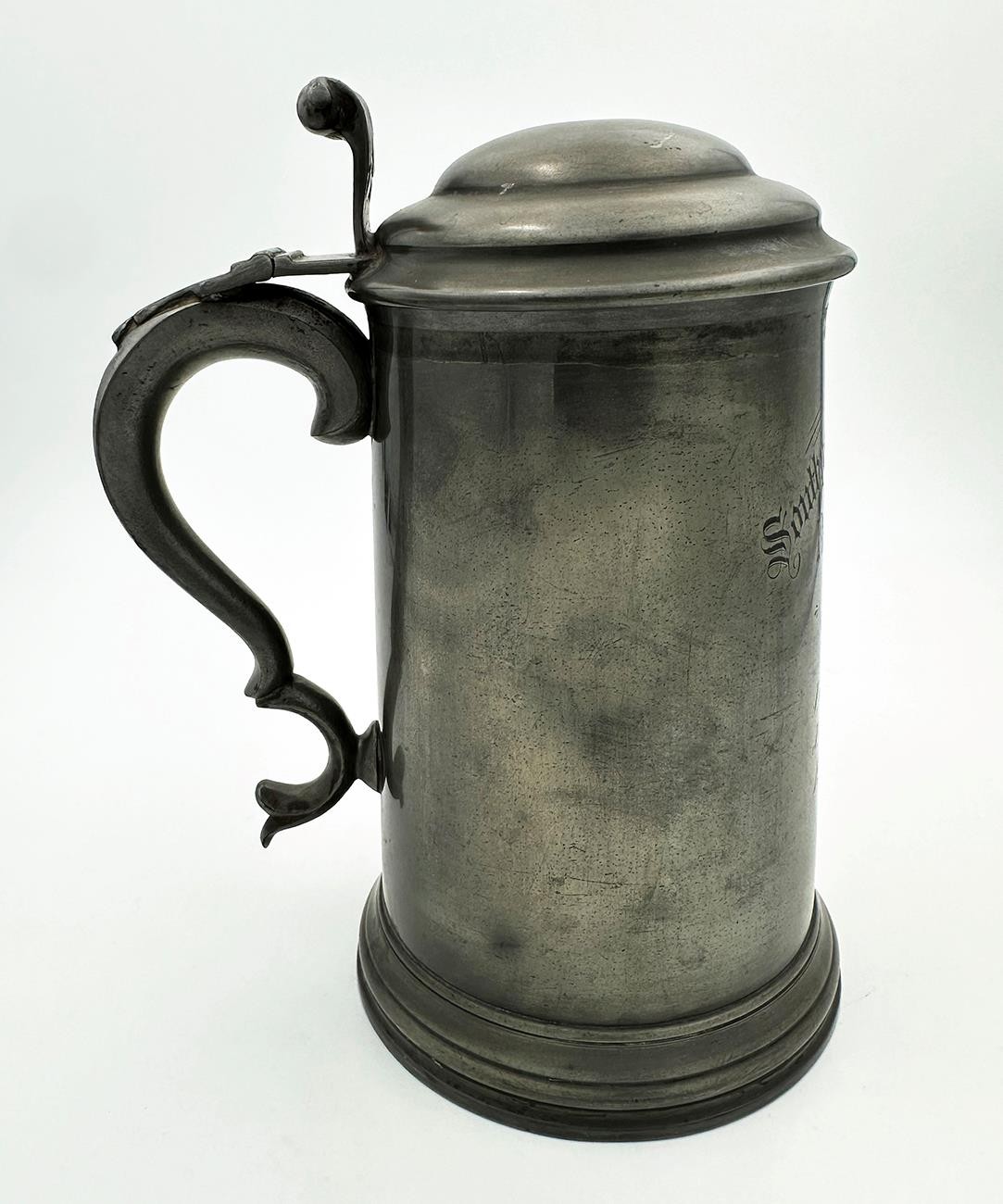 VICTORIAN SOUTHPORT ROWING CLUB ROWING PEWTER TROPHY CUP 1872 J DIXON & SONS