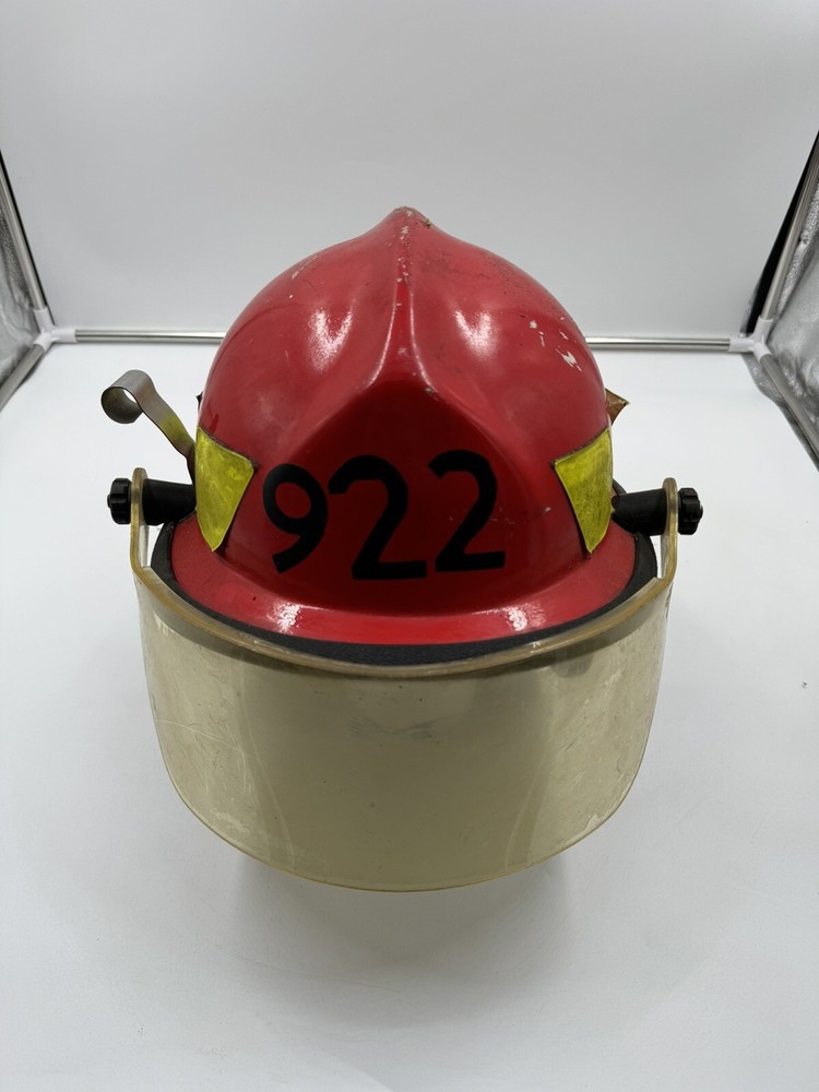 Vintage 1992 Red Firefighter Helmet
