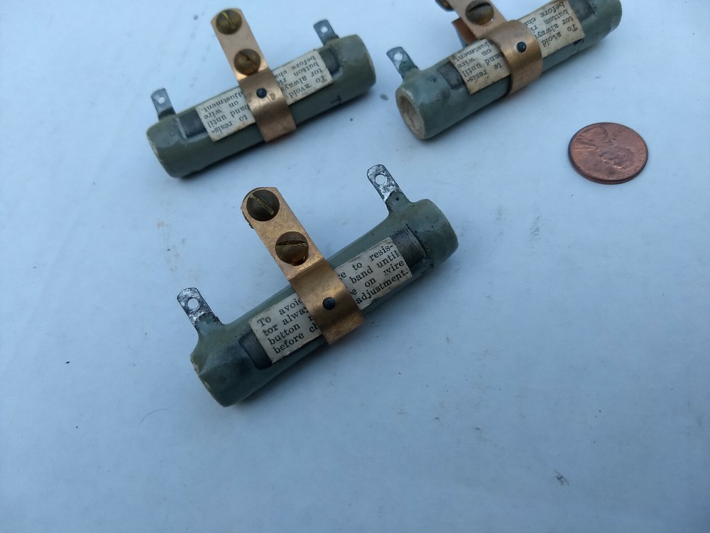 4 Power 700 ohm Adjustable 25 watt resistors Ward Lenard