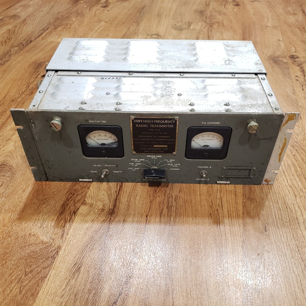 Kaar Engineering VHF Radio Transmitter Civil Aeronautics Administration, Pre-FAA