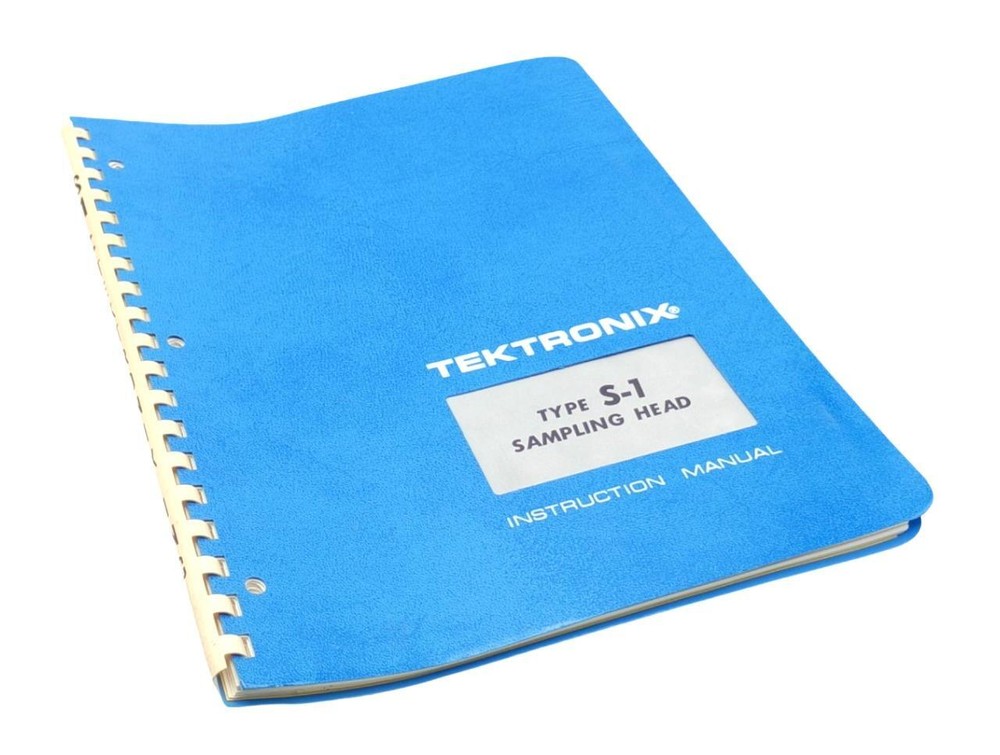 Tektronix Type S-1 Sampling Head Instruction Manual