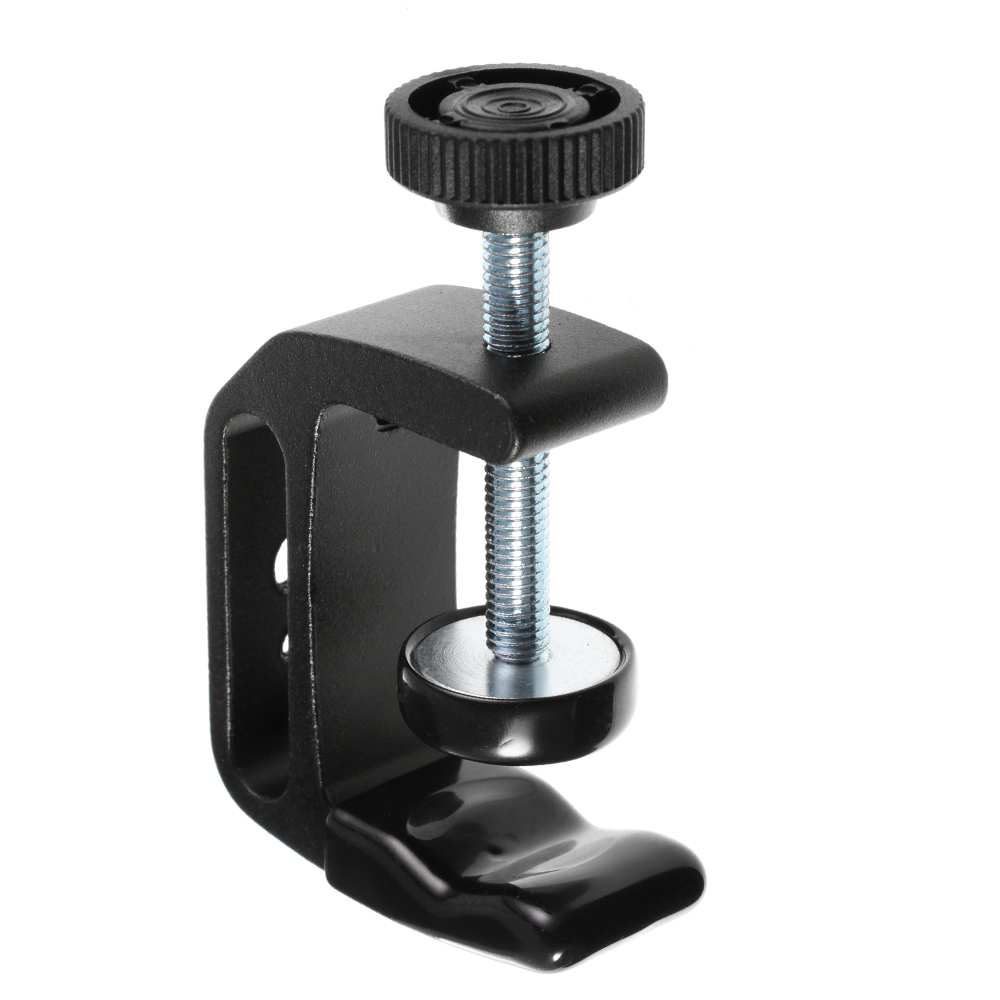 Universal C Clamp Desktop Mount Holder Stand + 1/4" 3/8" Threaded Screw
