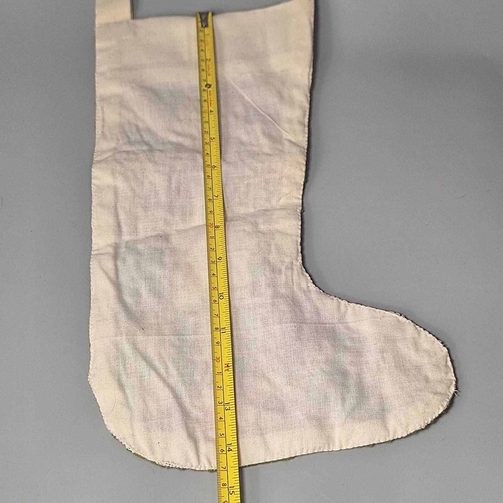 RARE Needlepoint Christmas Stocking Cat Handmade Siamese Kitten Vtg Patchwork