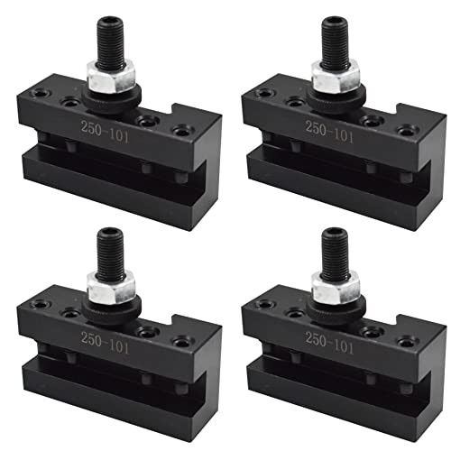 kimllier 4Pcs AXA 250-101 Quick Change Turning Facing Tool Post Holder Lathe