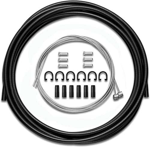 Universal Brake Cable and Housing Set(9.8ft Black 2)
