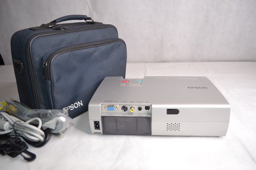 EPSON EMP-730 Power Lite Projector With Cables And Case