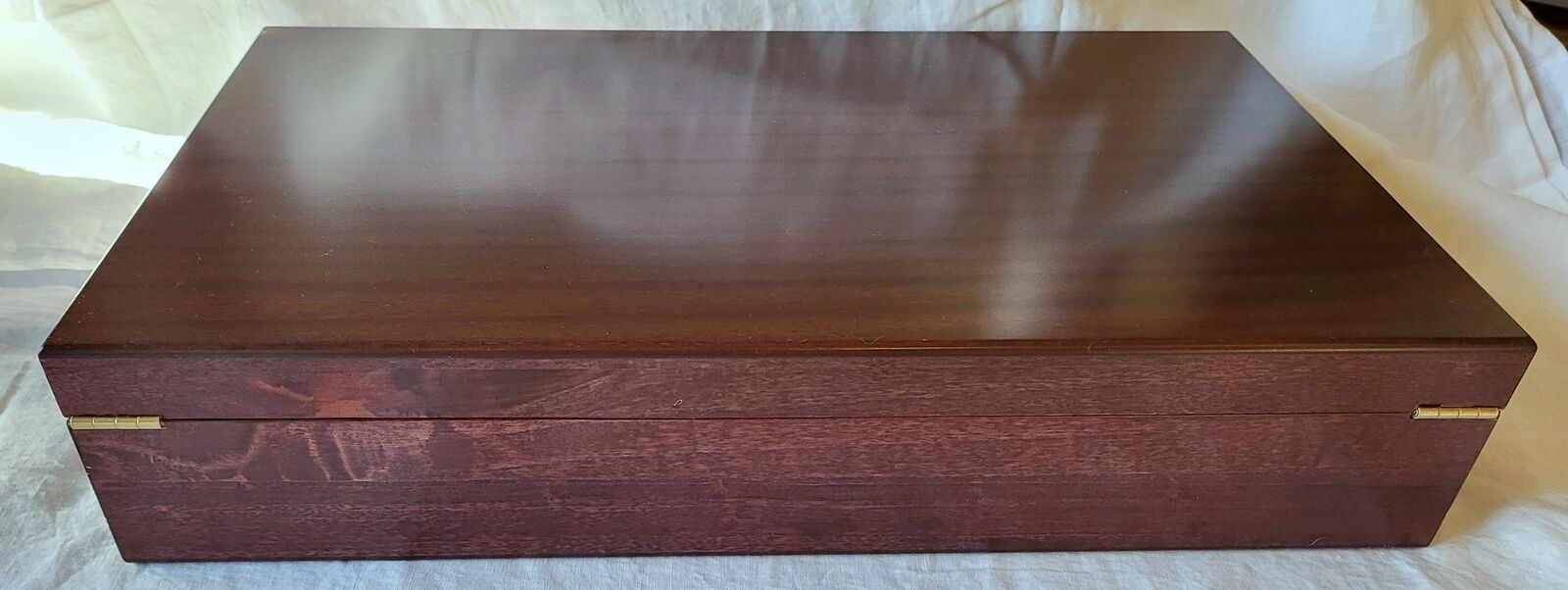 Renzo Romagnoli Solid Mahogany Roulette Wheel Case Set - Retired and Rare Unused