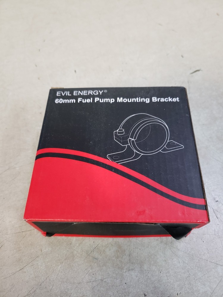 EVIL ENERGY 60mm Fuel Filter Mounting Bracket, Pump Clamp 60mm, Black