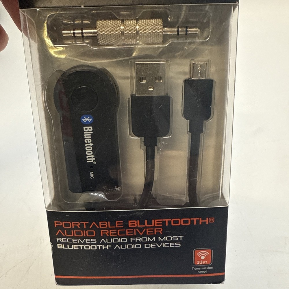 Blackweb Portable Audio Bluetooth Receiver New in Box