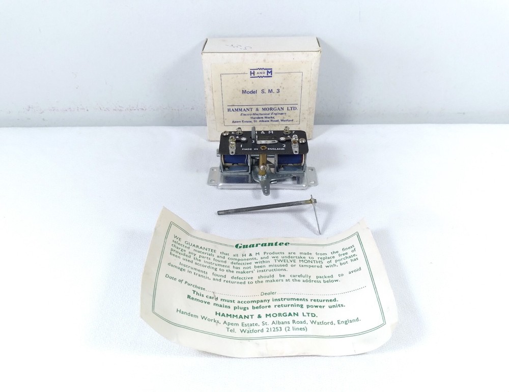 Hammant & Morgan Model SM 3 Solenoid Motor