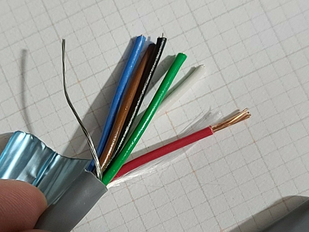 Advanced Digital 11806RSD 18/6C Shielded Riser Security/Alarm Cable Gray /50ft