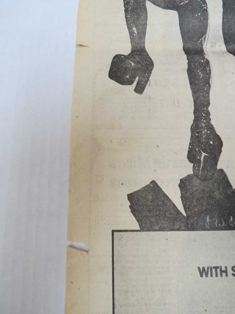 KISS JERSEY CITY 7/10/76 CONCERT AD FULL NEW YORK TIMES ARTS SECTION 50TH ANN!