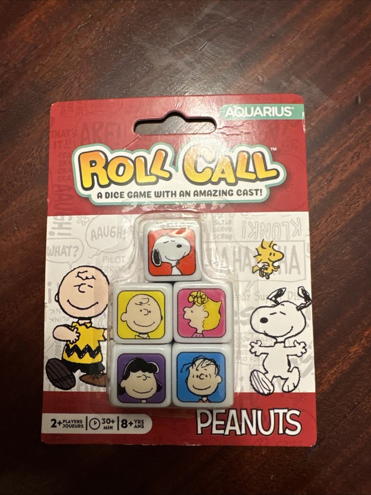 Aquarius Roll Call Dice Peanuts